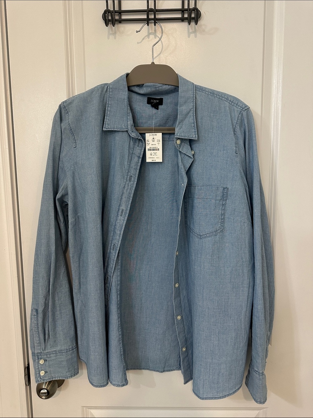 J. Crew Light Wash Denim Shirt
